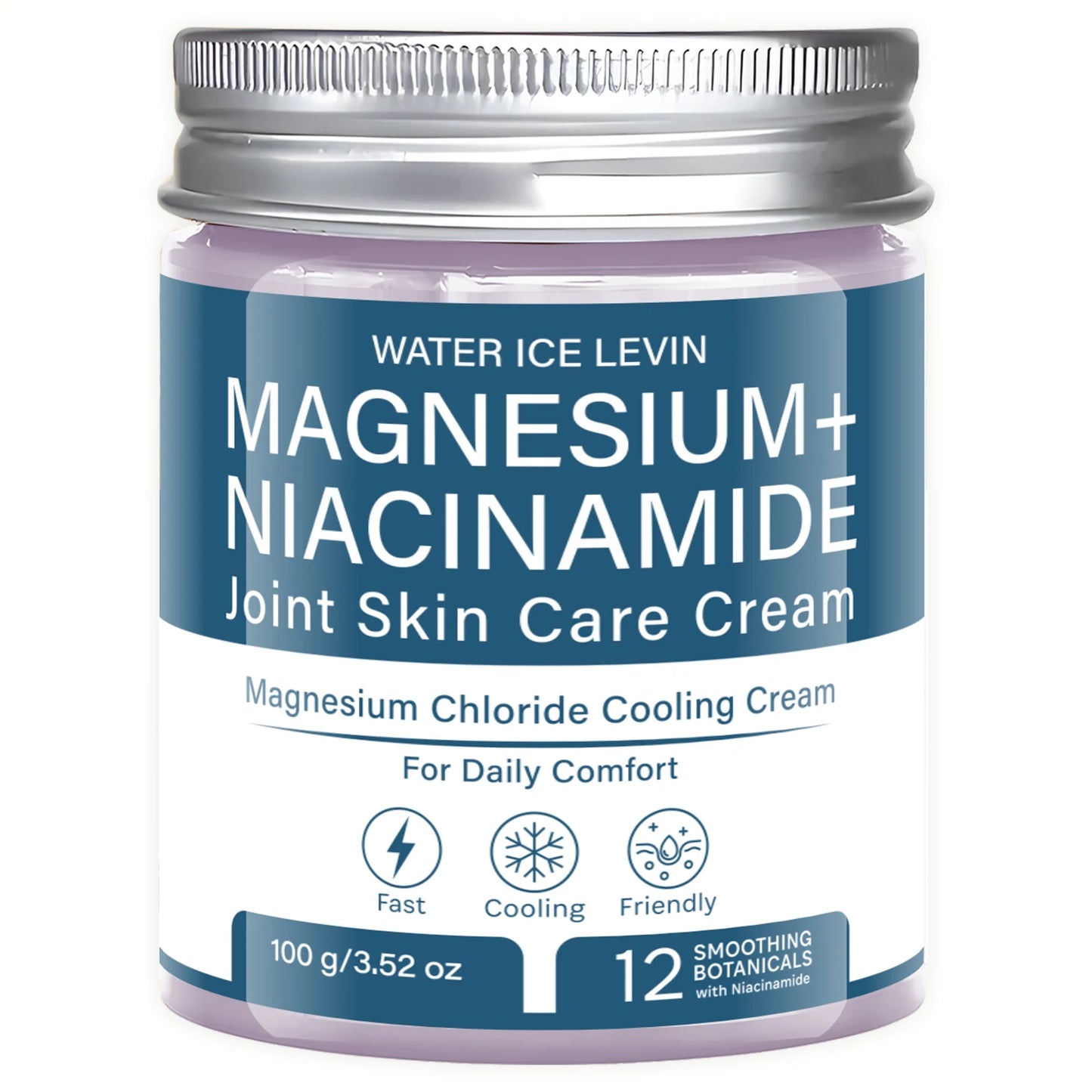 Magnesium Chloride Cooling Cream | Niacinamide & Bee Venom Cooling Body Cream Peaceful Pleasures Health and Wellness VIOLET/紫罗兰 100g