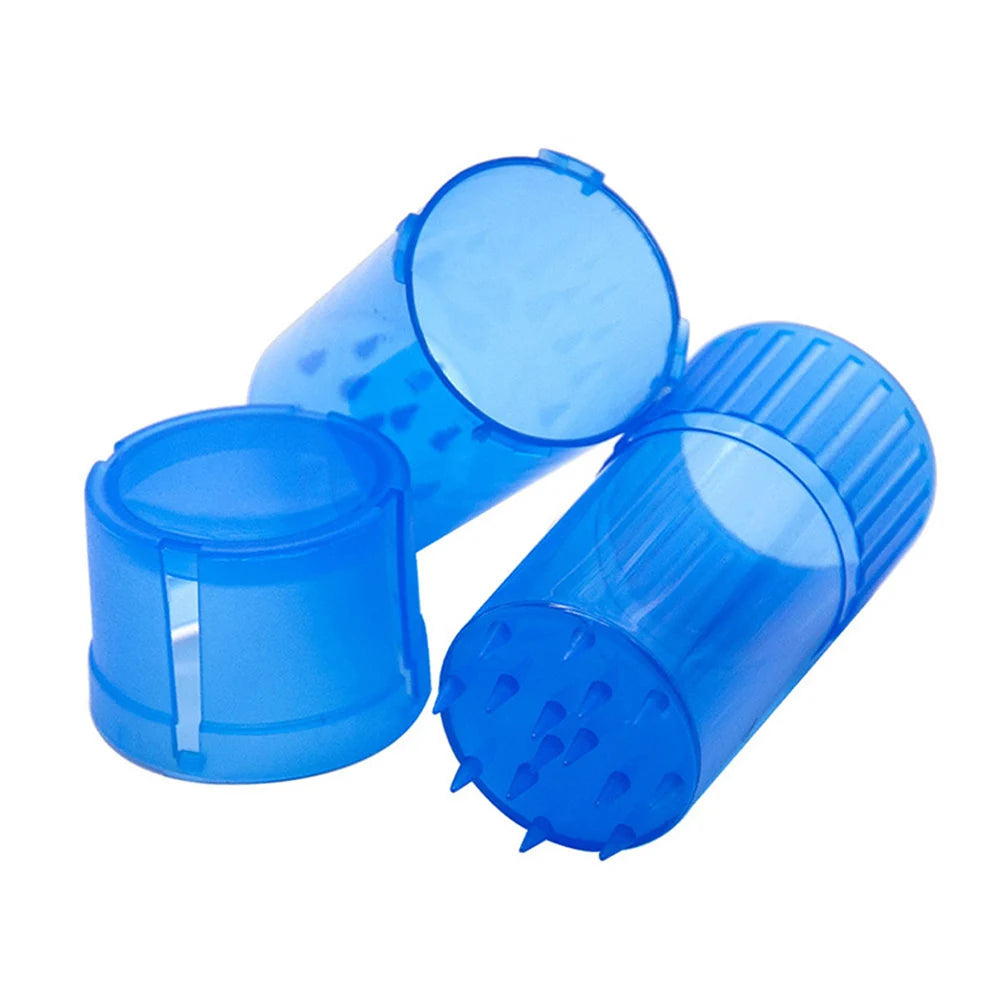 1pcs Plastic Grinder With Storage Box Function 40mm Diameter Tobacco Herb Crusher Smoke Grinders Smoking Accessories Amoladora Peaceful Pleasures Health and Wellness