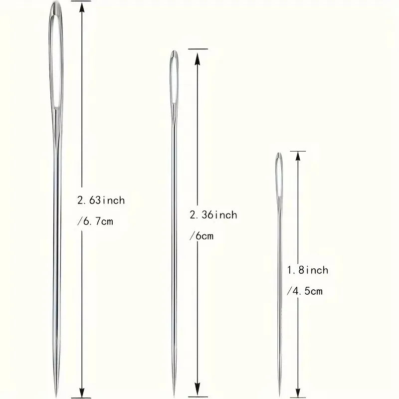 DIY Craft Tools Large Eye Needles Steel Embroidery Cross Stitch
