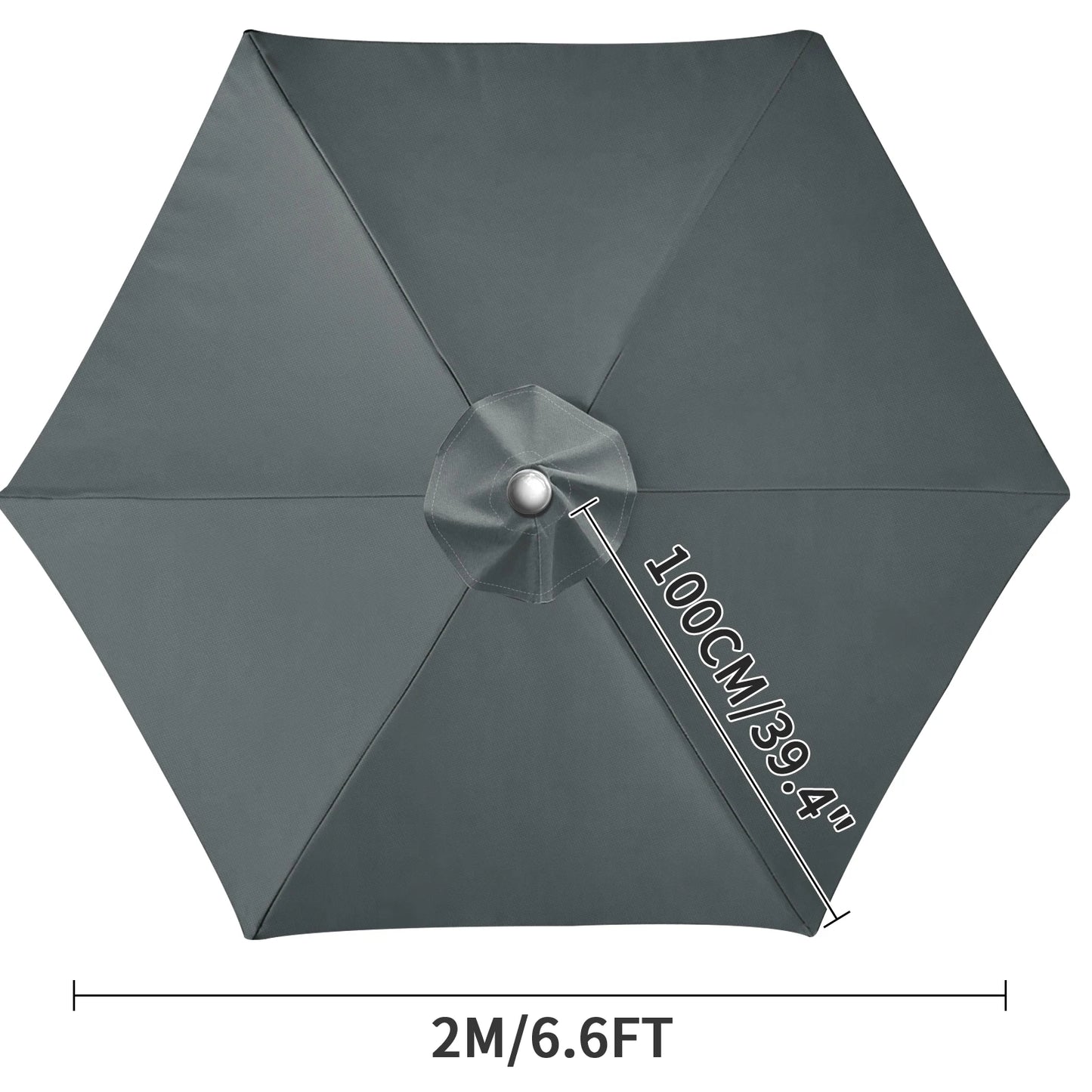 Waterproof Patio Umbrella Replacement Canopy | 6 & 8 Ribs