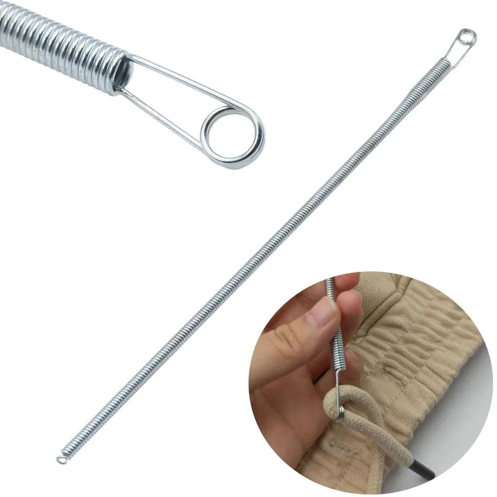 Spring Drawstring Threader – Elastic, Lace & Cord Sewing Tool
