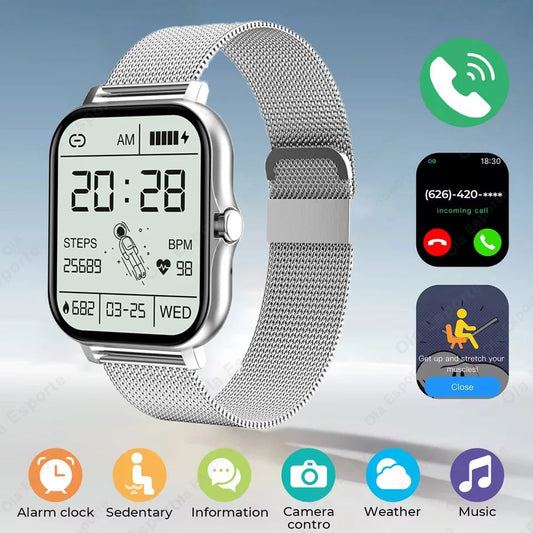 2026 New Outdoor Sports Smart Watch Women Men Heart Rate Sleep Monitor Watch Wallpaper Bluetooth Wireless Call Smartwatches HW12 Peaceful Pleasures Health and Wellness