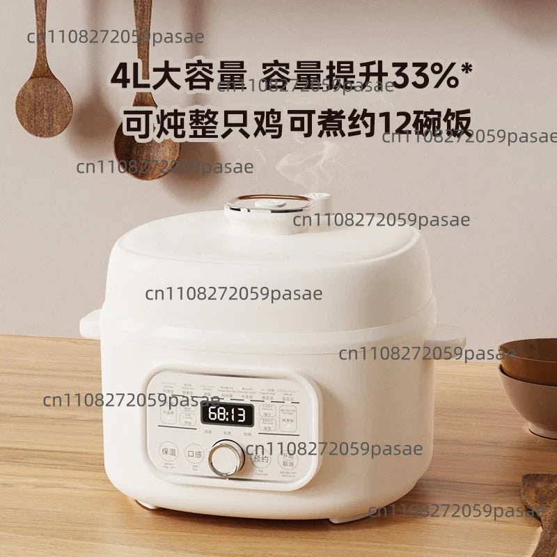 4L Electric Rice & Pressure Cooker 1300W – Serves 2–4 People