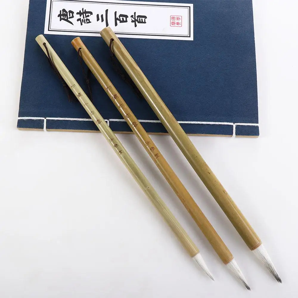 High Quality Drawing Crisperding Thin Chinese Brushes Script Writing Brush Calligraphy Brushes Painting Pens Peaceful Pleasures Health and Wellness