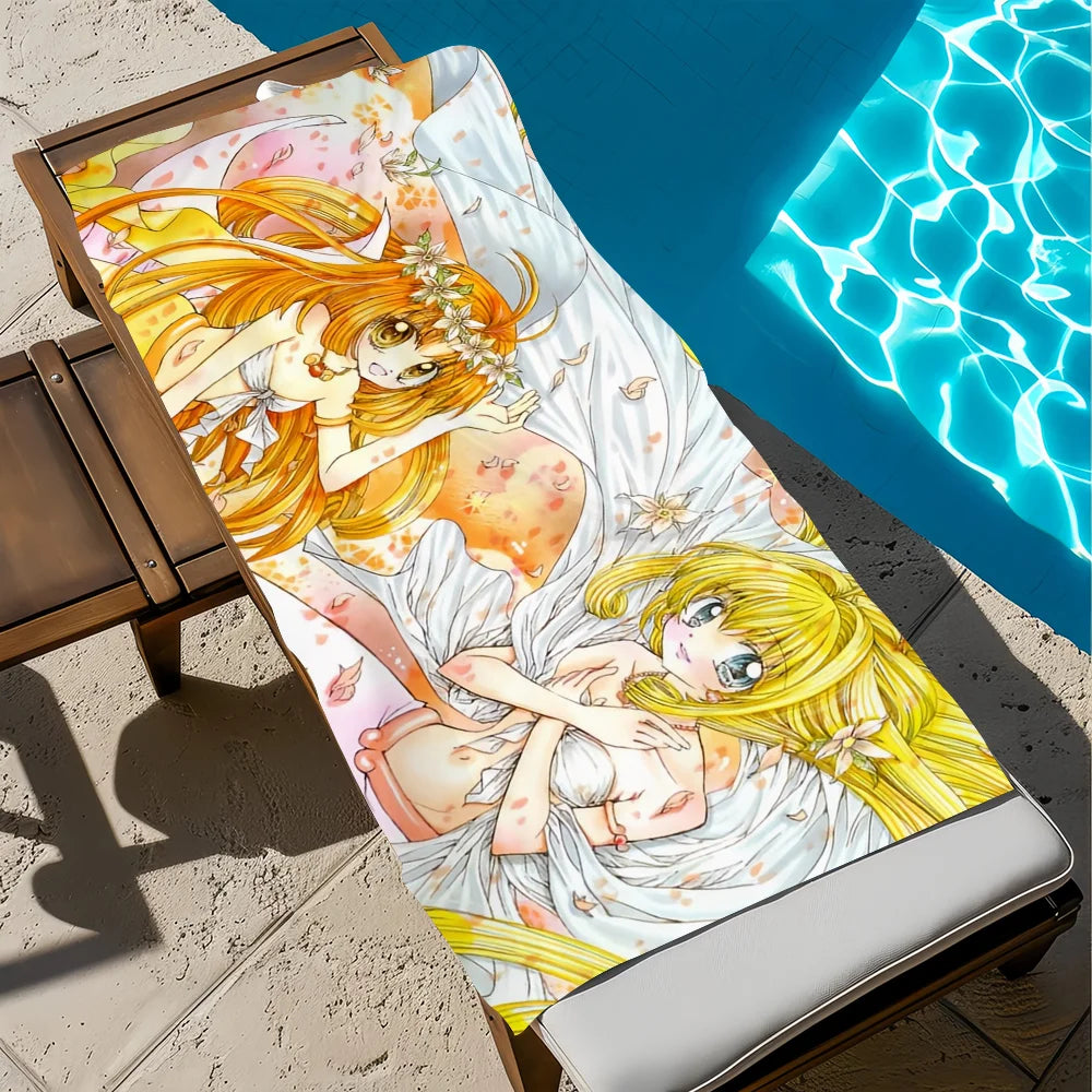 Mermaid Melody Quick-Dry Beach Towel | Soft Pool & Travel Towel