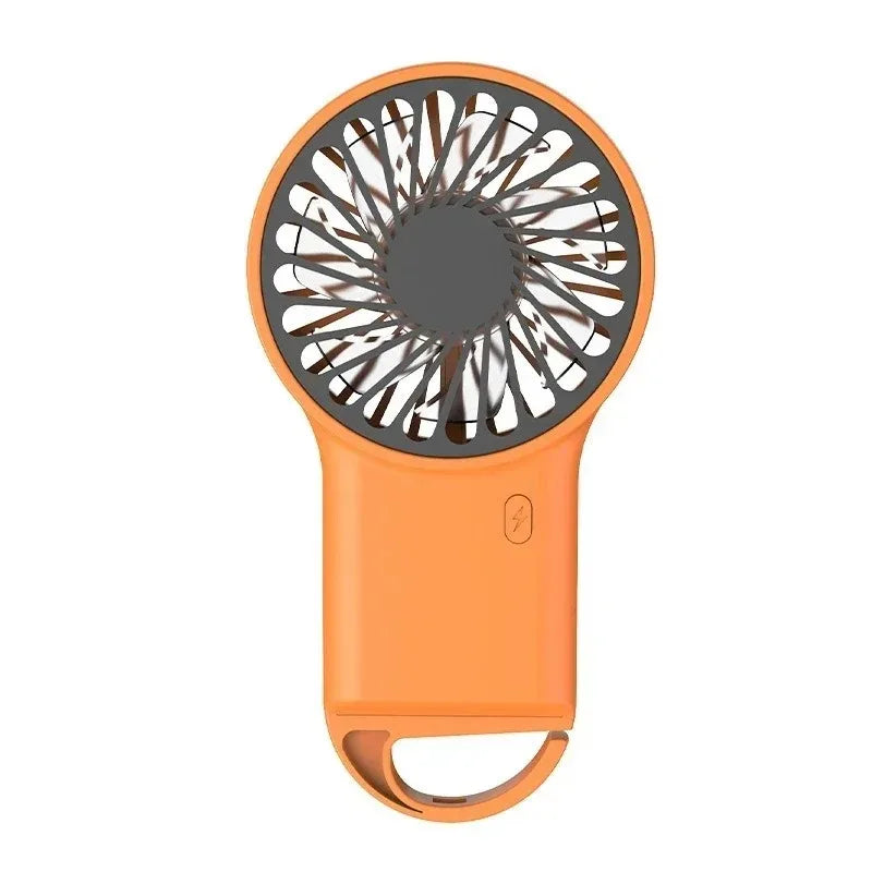 Mini USB Rechargeable Handheld Fan – 3-Speed Portable Desk Fan