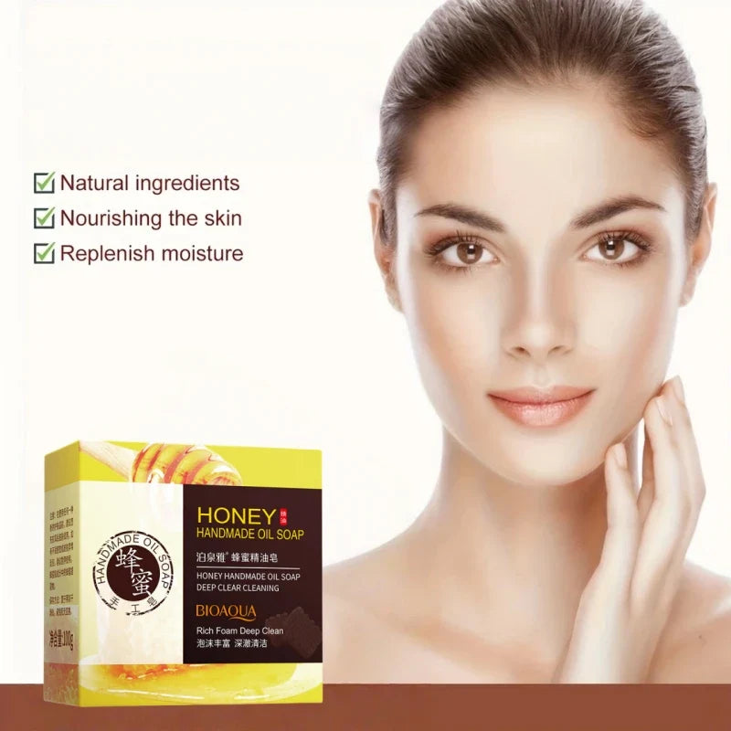Honey Essential Oil Soap 100g – Gentle Cleanse & Hydration