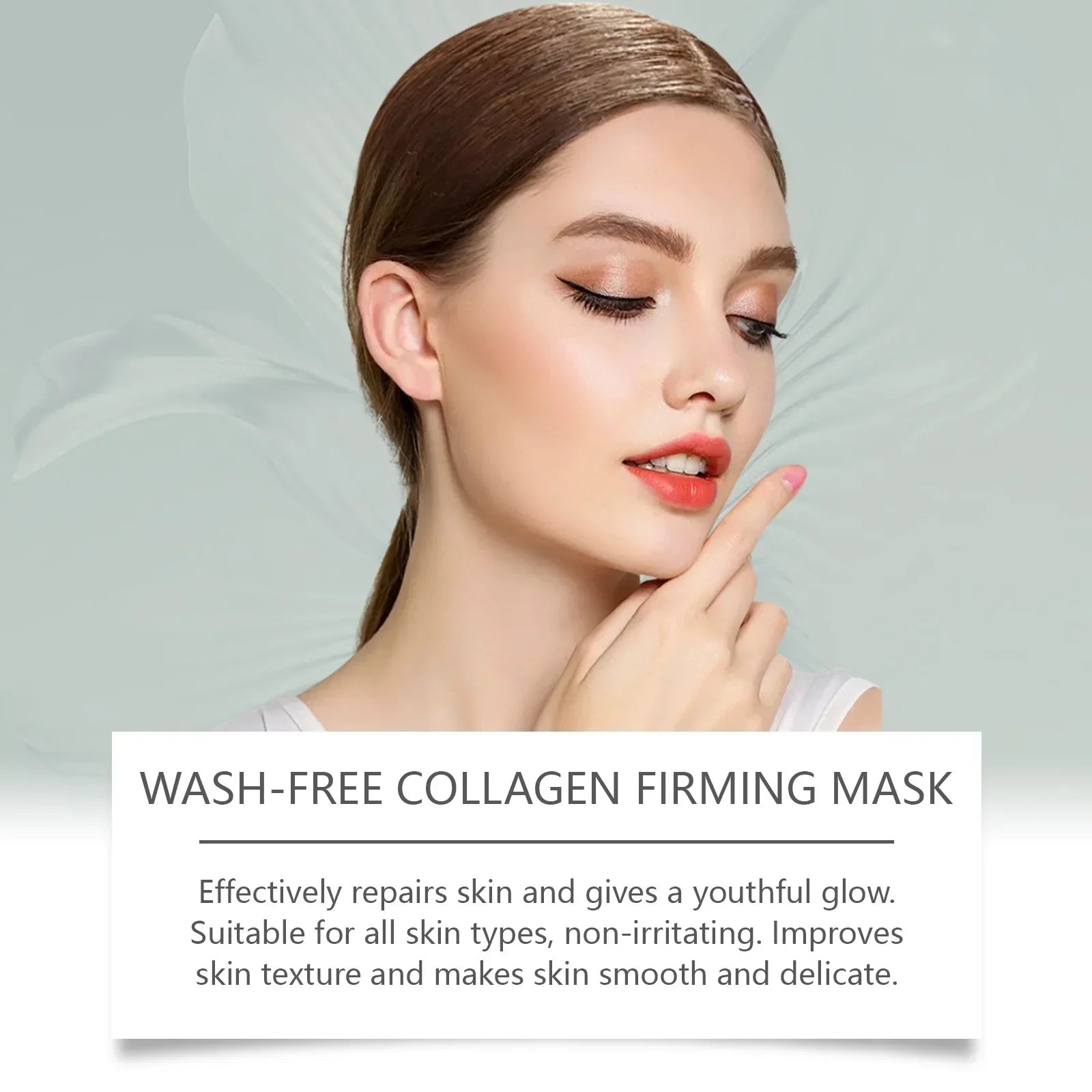 EELHOE Collagen Hydrating Face Sheet Mask – Hyaluronic Acid Peaceful Pleasures Health and Wellness