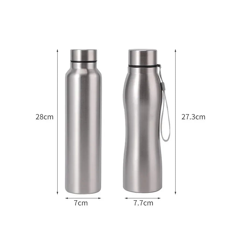 1000ml Stainless Steel Sport Water Bottle – Rugged Metal Flask for Camping & Gym