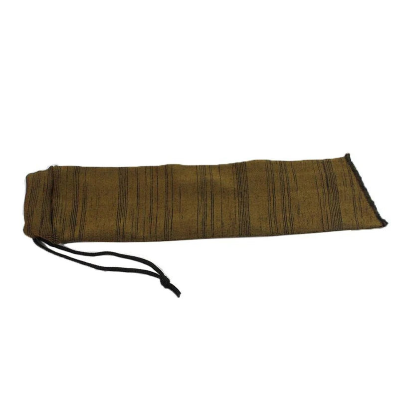 Outdoor Knitted Storage Bag Tactical Equipment Cleaning And Dust Protection Socks Hunting Gun Protective Cover Dust Jacket Peaceful Pleasures Health and Wellness Brown short