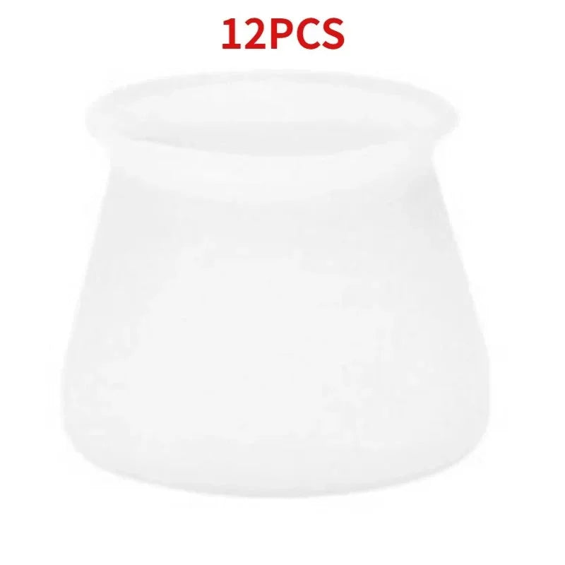 Chair Chair Foot Cover Leg Rubber Pads Table Legs for Furniture Covers Feet Protections Floor Protector Dust Jackets Pad Items Peaceful Pleasures Health and Wellness 12Pcs white