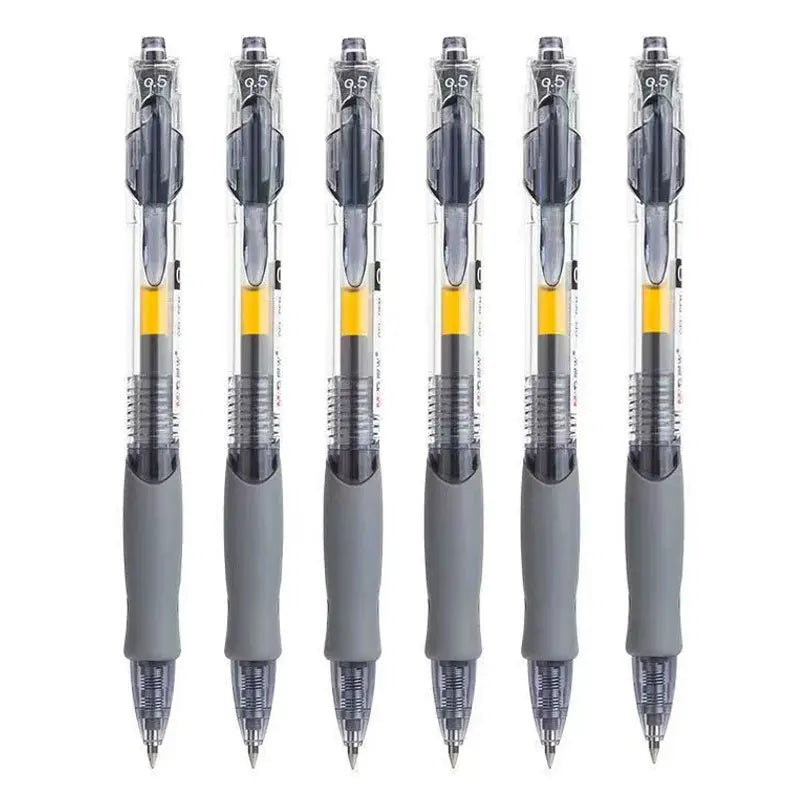 Retractable Gel Pens Set 6/13pcs – Black Red Blue Ink 0.5mm