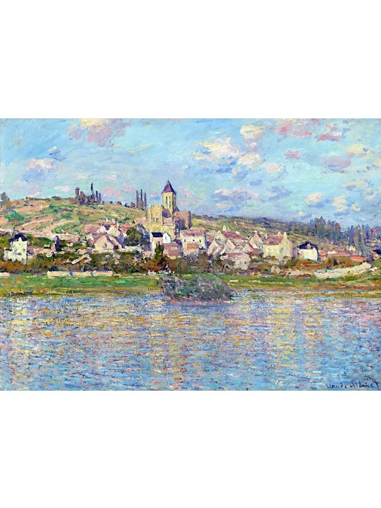 Claude Monet Exhibition Posters Canvas Oil Painting Garden Boat Lake Landscape Nature Landscape Wall Room Home Decor Peaceful Pleasures Health and Wellness