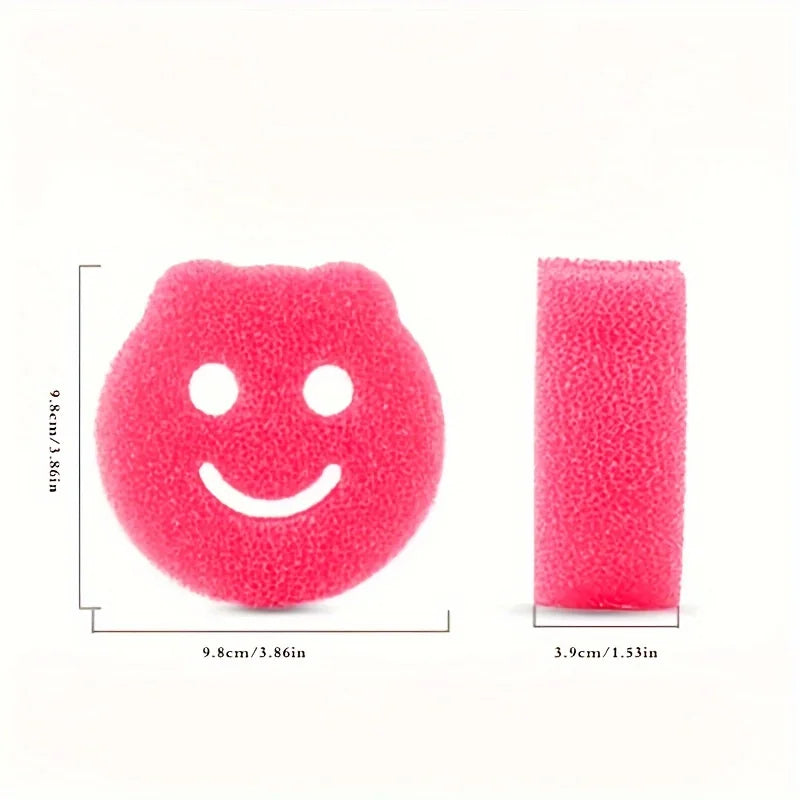 3 Pieces in a Color Box, Random Colors, Imitation Loofah Sponge for Washing Dishes, Kitchen Cleaning Brush, Pot and Dish Scrubber, Double-Sided Thickened Scouring Pad Sponge Block, Household Kitchen Cleaning Supplies Peaceful Pleasures Health and Wellness