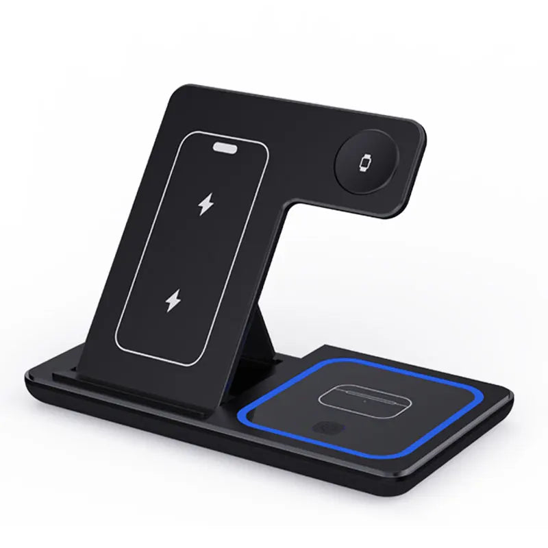 3-in-1 Foldable Wireless Charger for iPhone, Apple Watch & AirPods