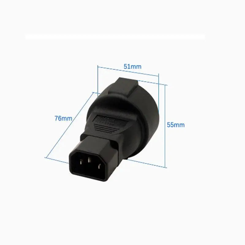 New IEC320 C20 TO EU PDU UPS IEC320 Alemanha Mulher Soquete Para C20 IEC 320 C20 C20 Para 3Pin UE Europeu Peaceful Pleasures Health and Wellness One Size 0