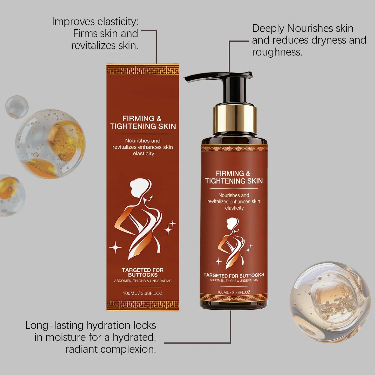 Firming Body Oil – Deep Nourish, Hydrating & Non-Greasy 100ml