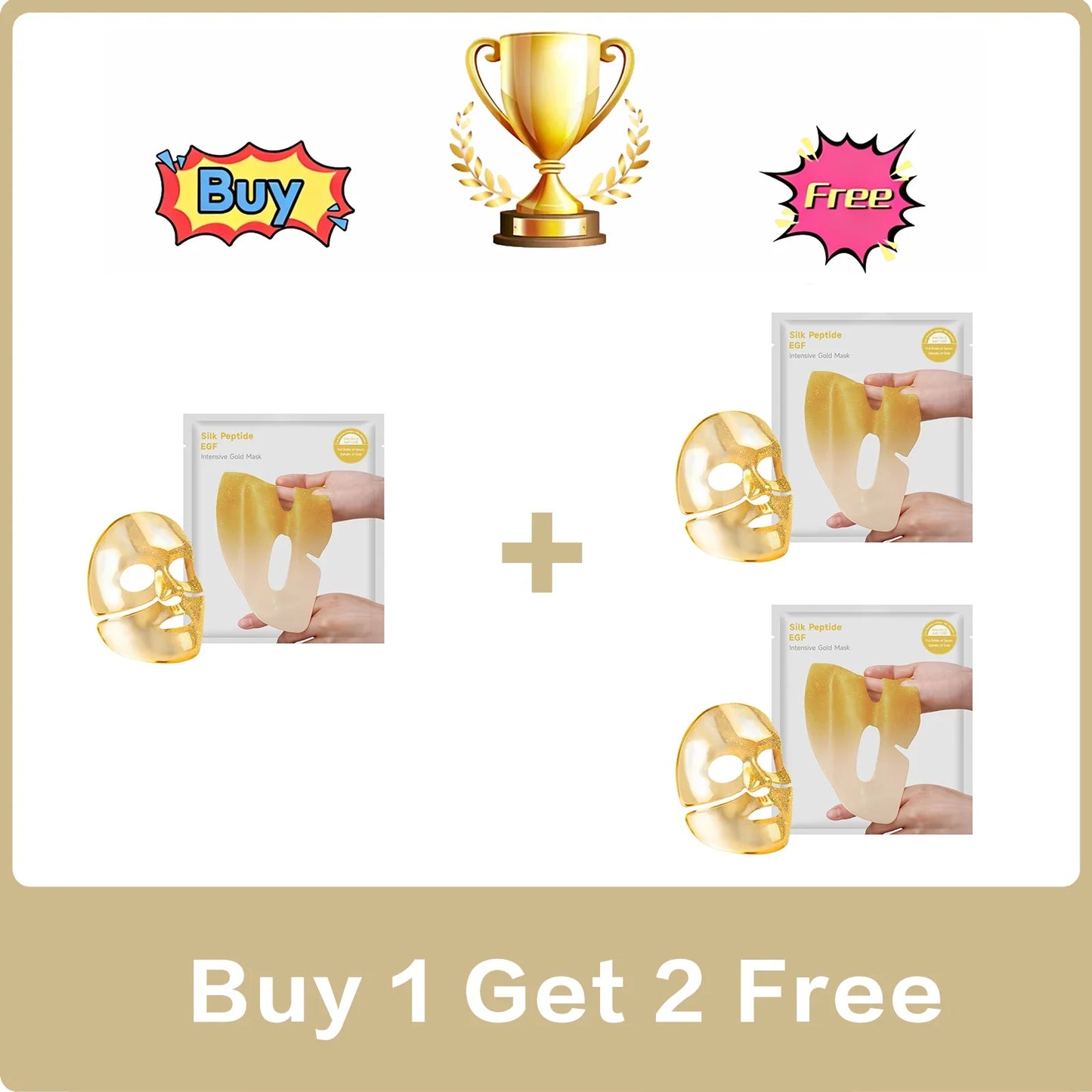 Gold Hydrating Face Mask – Brightening, Tightening & Pore Purifying