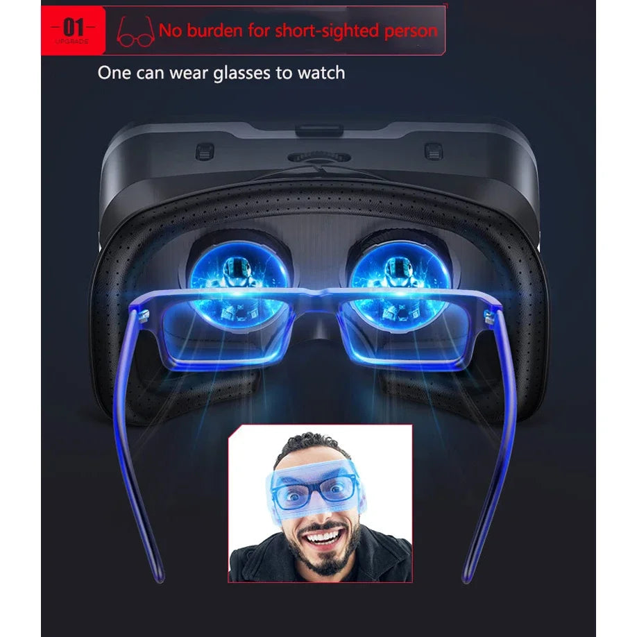 VR Shinecon 10.0 3D VR Headset & Controller for Smartphones