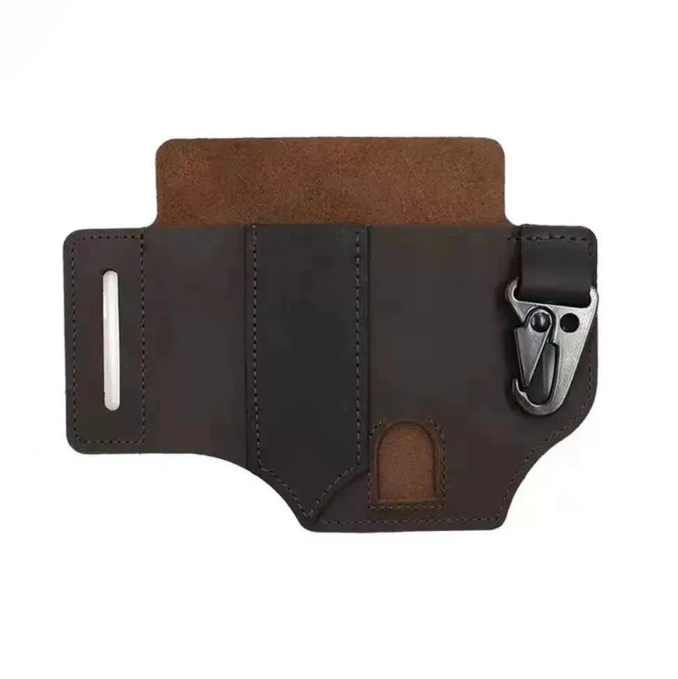 Tactical Leather Belt Bag | Multi-Tool Waist Holster Pouch