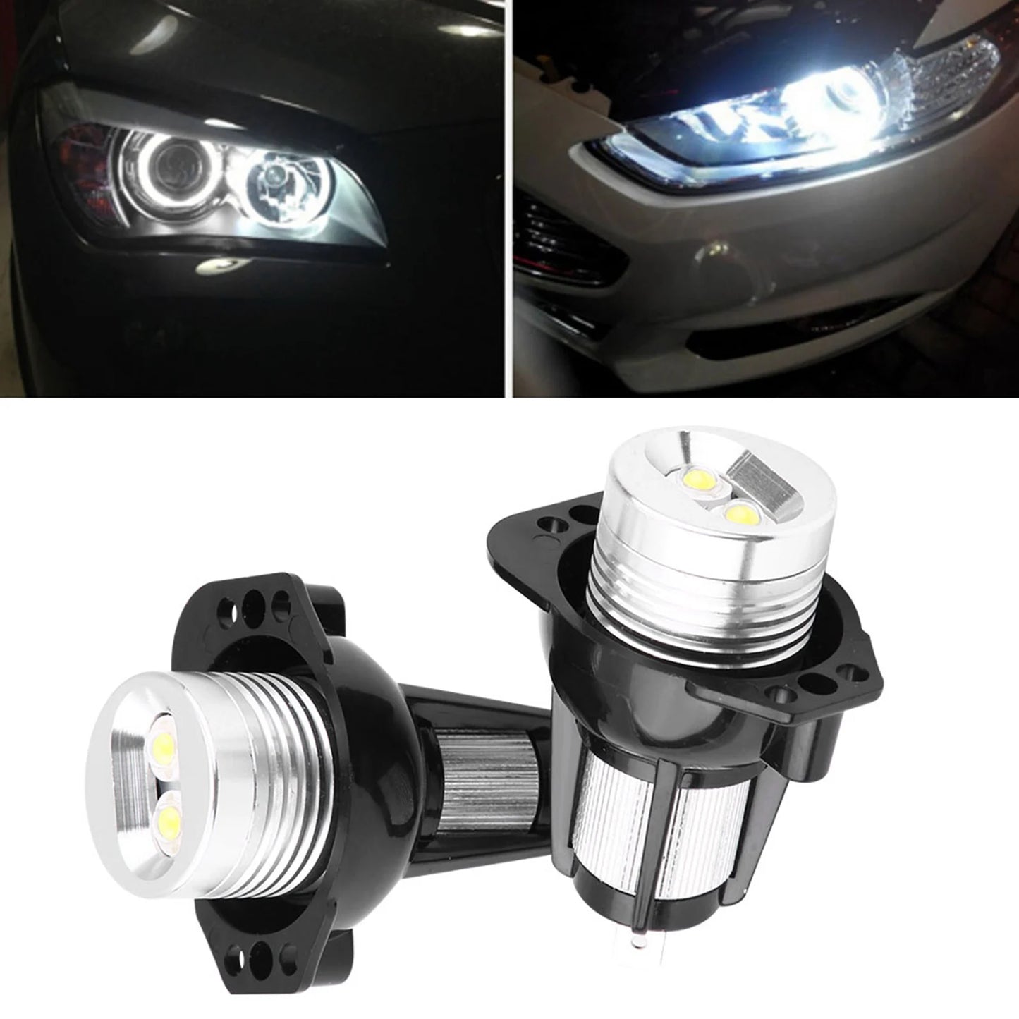 12W LED Angel Eyes Halo Light for BMW E90 E91 2005–2008