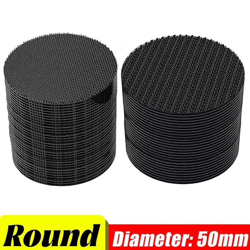 Auto Adhesive Velcros Tape Self-adhesive DIY Crafts Apparel Supplies Fastener Home 10/30/50pairs Arts Wholesale Sewing Scratch Peaceful Pleasures Health and Wellness Round-50mm 50sets (100pcs)
