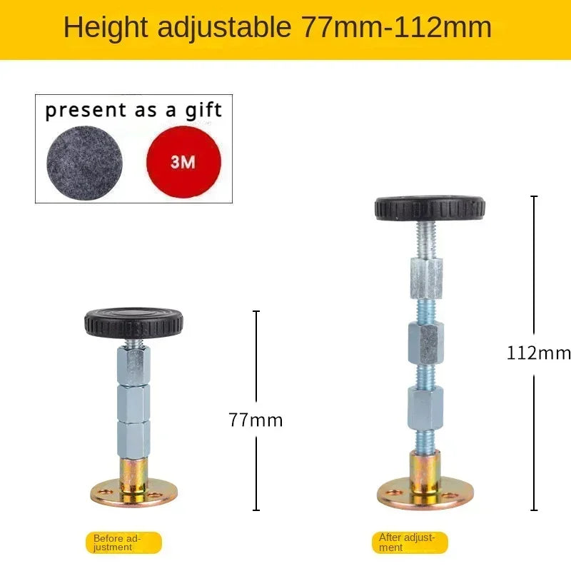 Adjustable Bed Frame Anti-Shake Stabilizer | Furniture Leg Furniture Stabilizer Peaceful Pleasures Health and Wellness