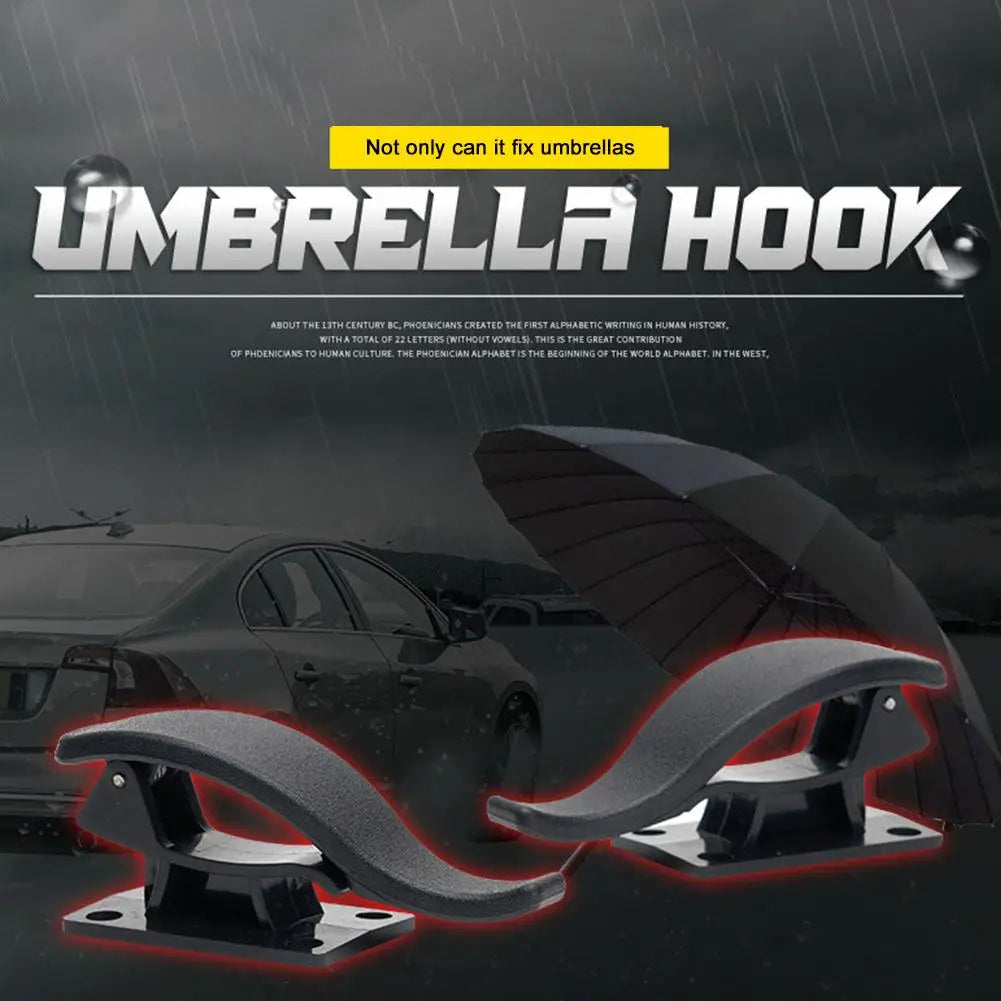 2-Pack Car Trunk Umbrella Holder & Seat Back Hook Organizer