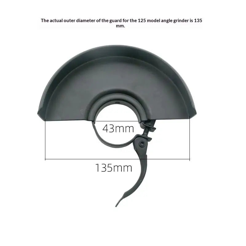Piece 100/115/125/150mm Dust Protection Cover; Rapid Replacement for Grinder Disc Wheel Guard Peaceful Pleasures Health and Wellness 125 model