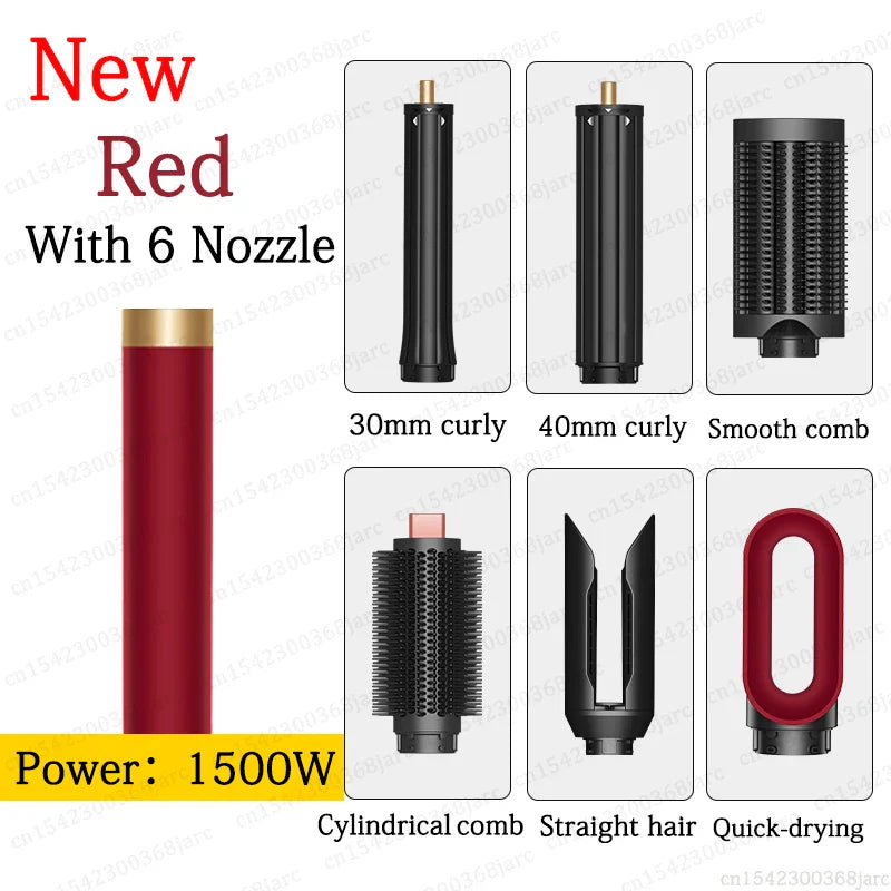 SenCiciMen X9 6-in-1 Hot Air Brush & Auto Curling Iron Styler