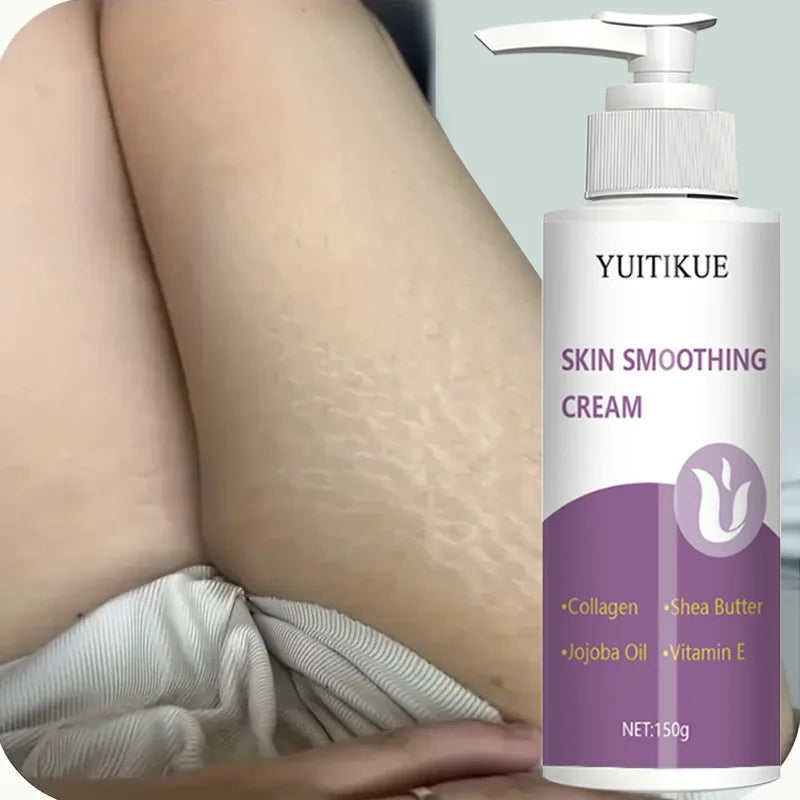 Collagen & Shea Butter Skin Smoothing Cream 150g - Non-Greasy Fast Absorbing Formula for Deep Moisturization And Skin Smoothing Peaceful Pleasures Health and Wellness