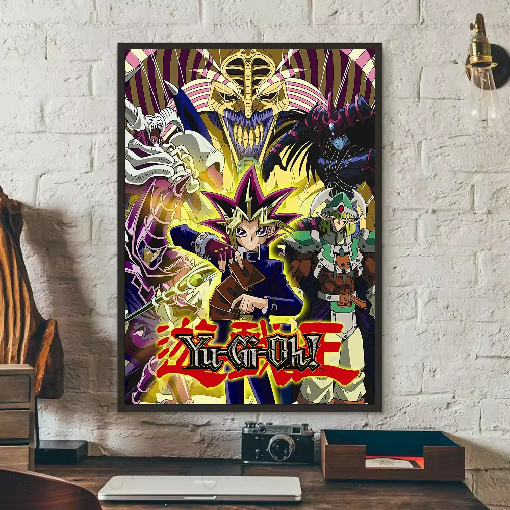Yu-Gi-Oh! Classic Anime Poster HD Waterproof PVC Wall Art Anime Wall Poster Peaceful Pleasures Health and Wellness