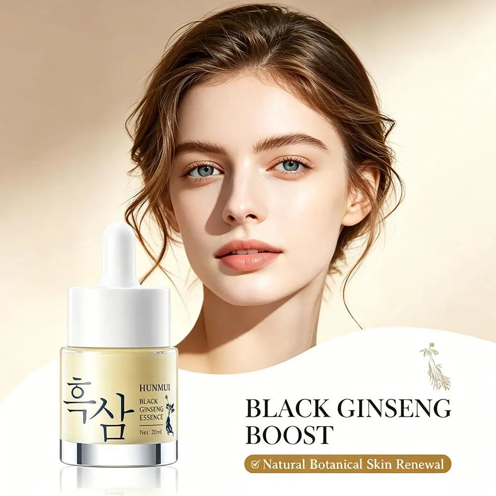 Black Ginseng Essence Natural Collagen Rejuvenation Moisturizing Facial Serum Skin Care Makeup 1pcs Peaceful Pleasures Health and Wellness