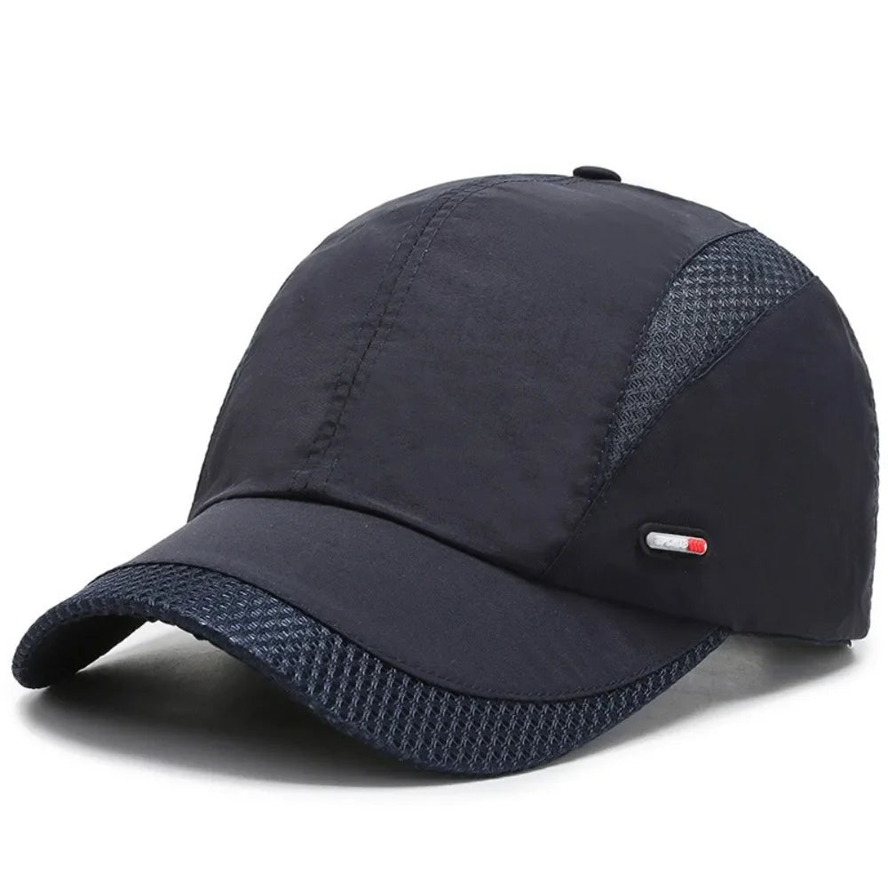 Adjustable Unisex Baseball Cap – Moisture-Wicking Quick-Dry Sun Hat