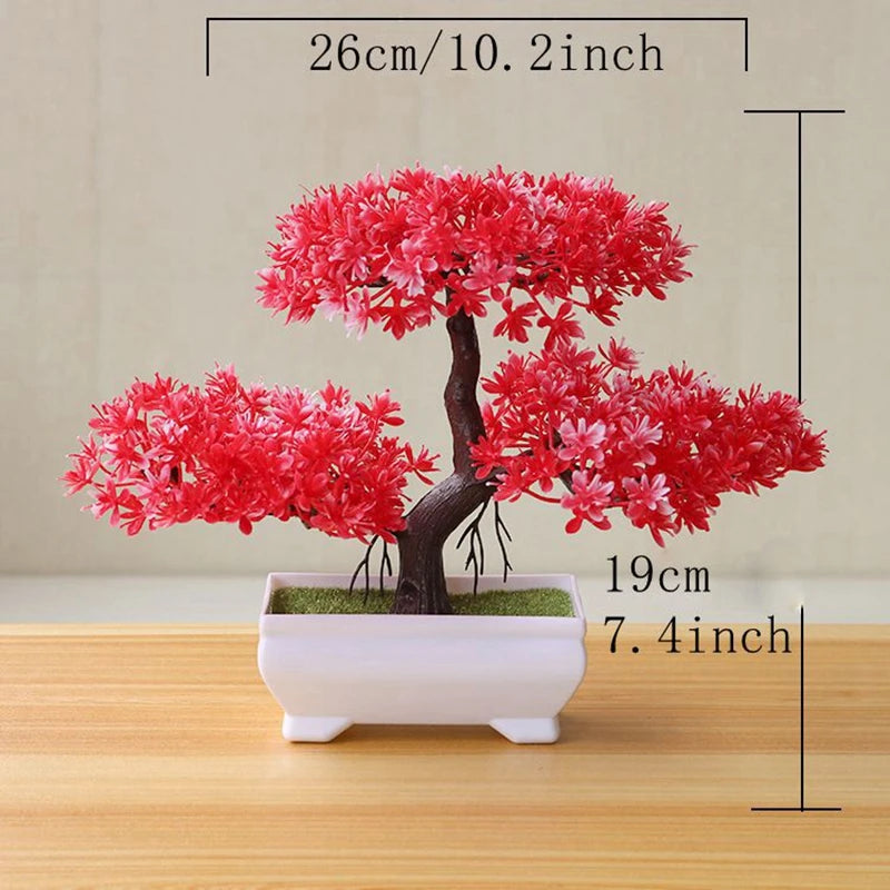 Artificial Bonsai Tree Fake Plant – Indoor & Outdoor Décor