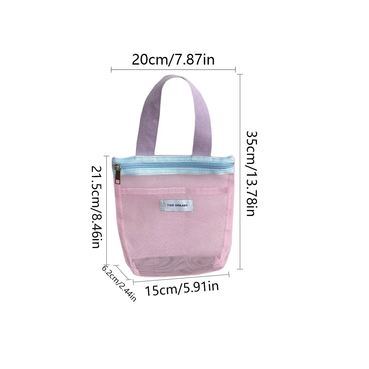 1Pcs Mesh Makeup Toiletry Storage Bags Handbags Portable Travel Washing Body Shower Tools Organizer Cosmetic Organizer Pouch Peaceful Pleasures Health and Wellness