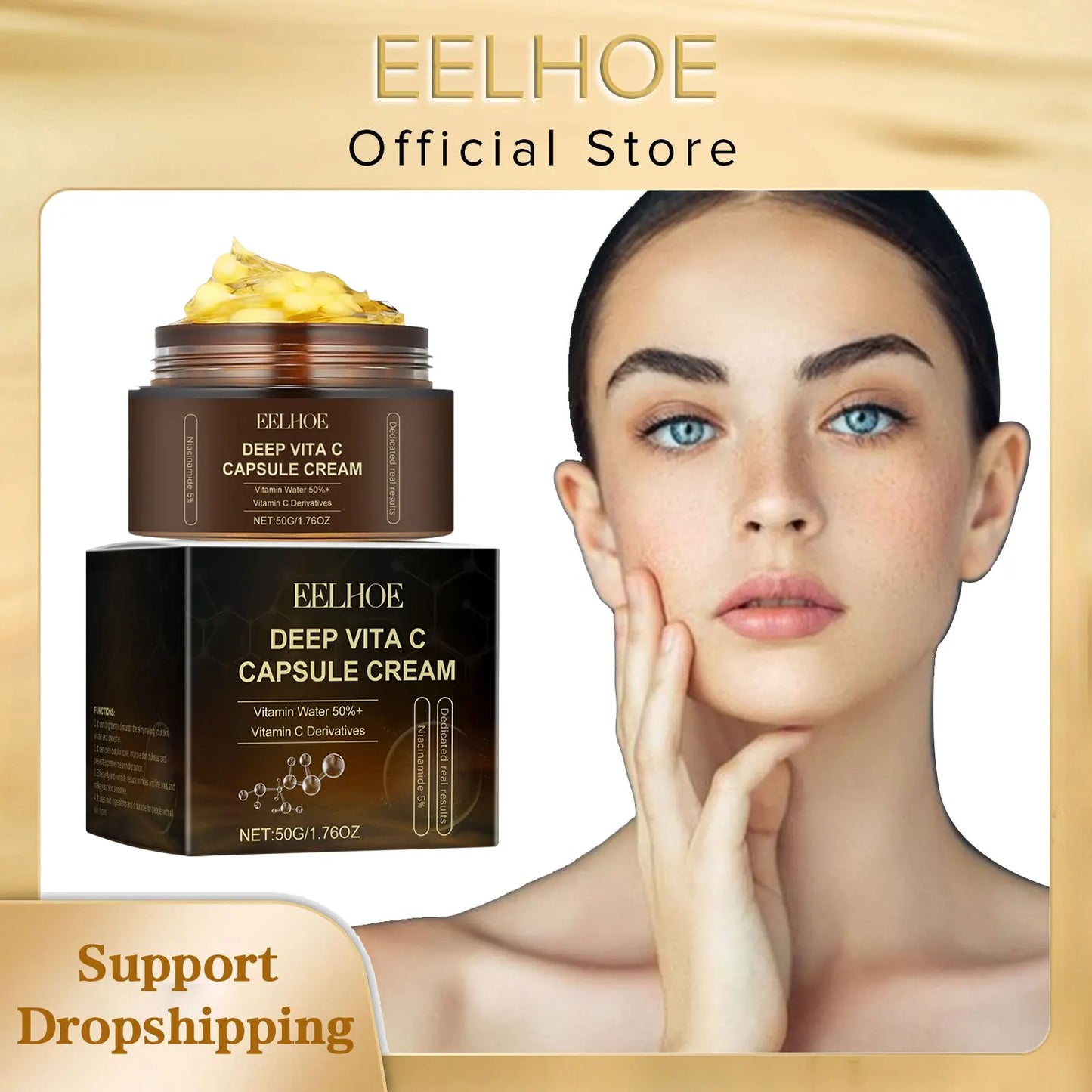 EELHOE Nicotinamide & Vitamin C Brightening Face Cream 50g