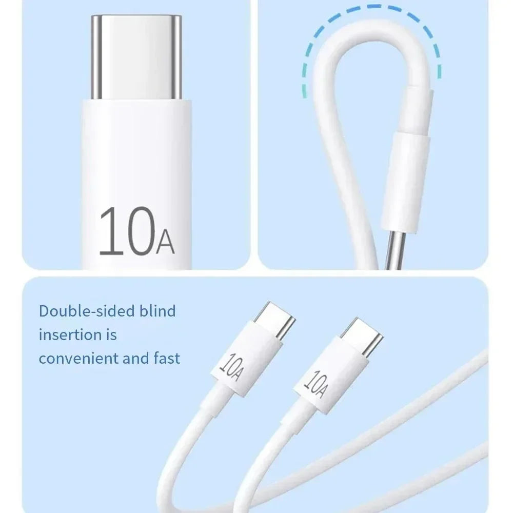 120W USB-C to USB-C Fast Charging Cable 10A PD | 5 Lengths