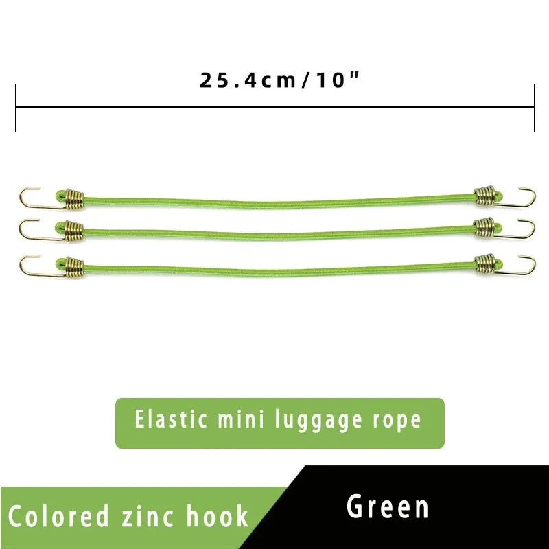 Heavy Duty Elastic Bungee Cords 10" – Luggage & Cycling Straps