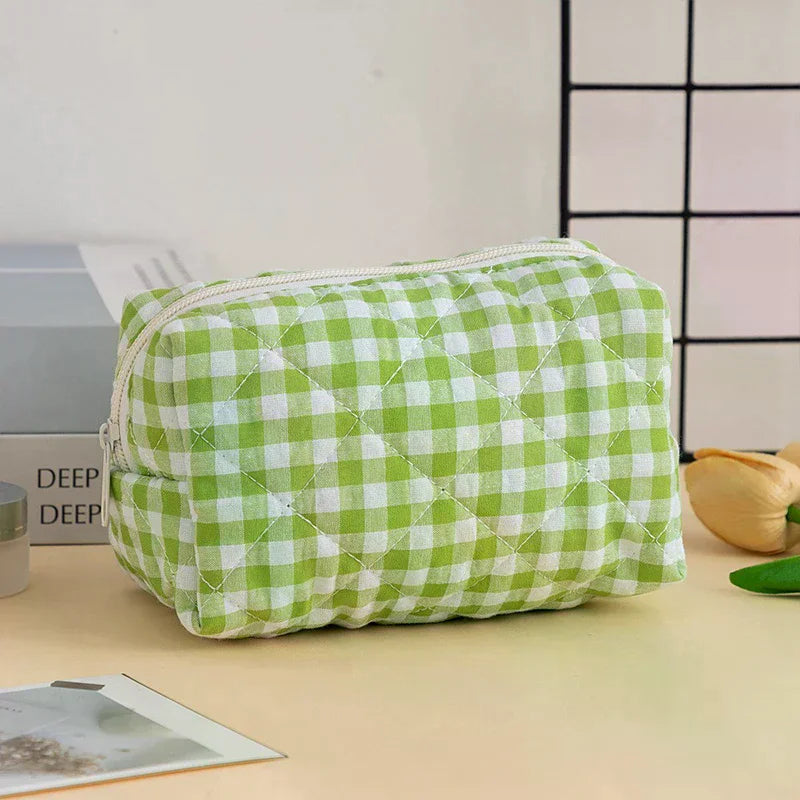Bow-Knot Travel Portable Minimalist Large Capacity Soft Storage Makeup Bag Peaceful Pleasures Health and Wellness