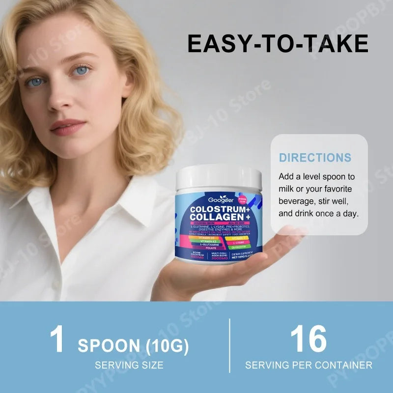 Collagen Peptide Powder – Skin, Hair & Nail Support | Unflavored