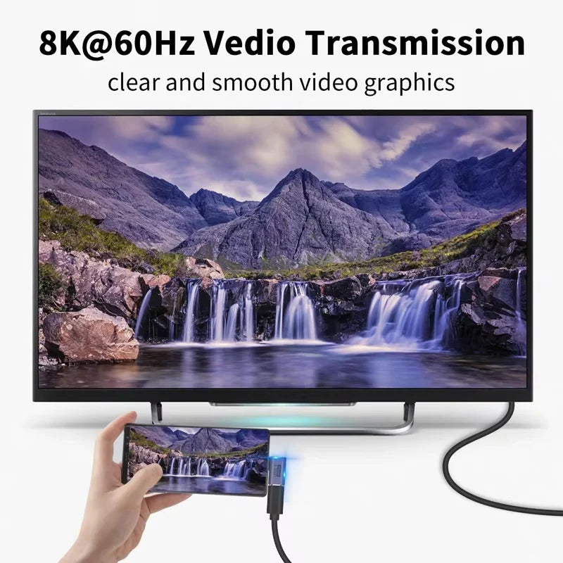 USB4 40Gbps 90° Type-C Adapter | 100W PD & 8K 60Hz
