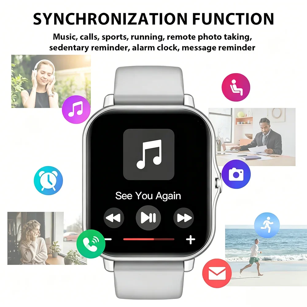 ERUN 1.83" HD Smartwatch – Calling, Sleep & Fitness Tracker