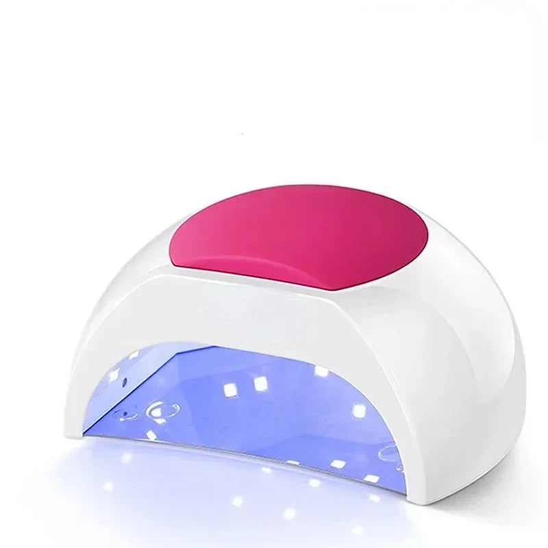 SUNUV 48W Nail Lamp UV Lamp SUN2 Nail Dryer for UVLED Gel Nail Dryer Infrared Sensor with Rose Silicone Pad Salon Use Peaceful Pleasures Health and Wellness