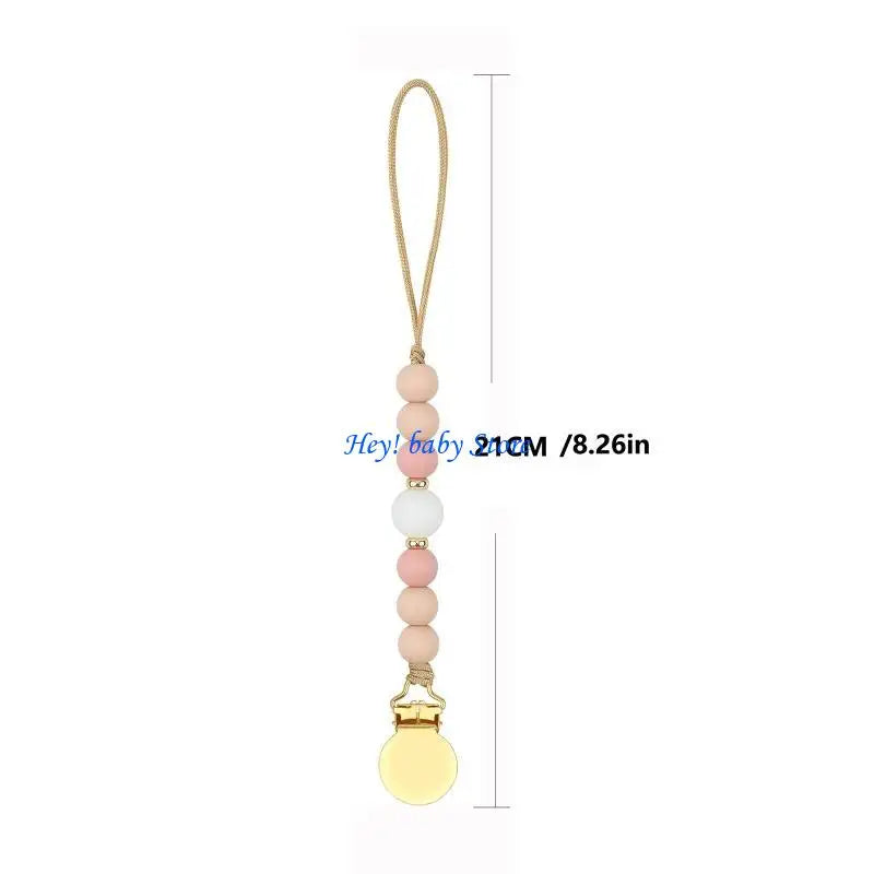 Baby Pacifier Clip Chain | Silicone Dummy Holder & Soother Strap