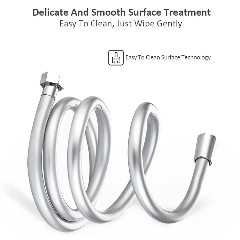 Flexible PVC Shower Hose 1.5/2/3m | Anti-Kink & Leak-Proof