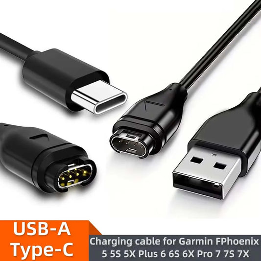 Type C USB Charging Cable For Garmin Venu X1Charger Forerunner 970 570 instinct 3 3S 2X Fenix 8 7 6X GarminActive 6 Lily2 Active Peaceful Pleasures Health and Wellness
