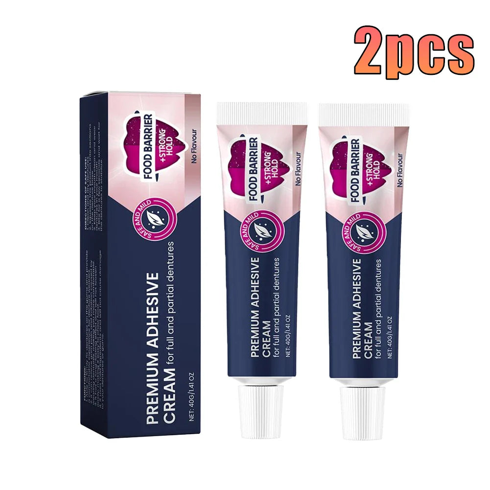 Strong Hold Denture Adhesive Cream – All-Day Secure Fit 40g