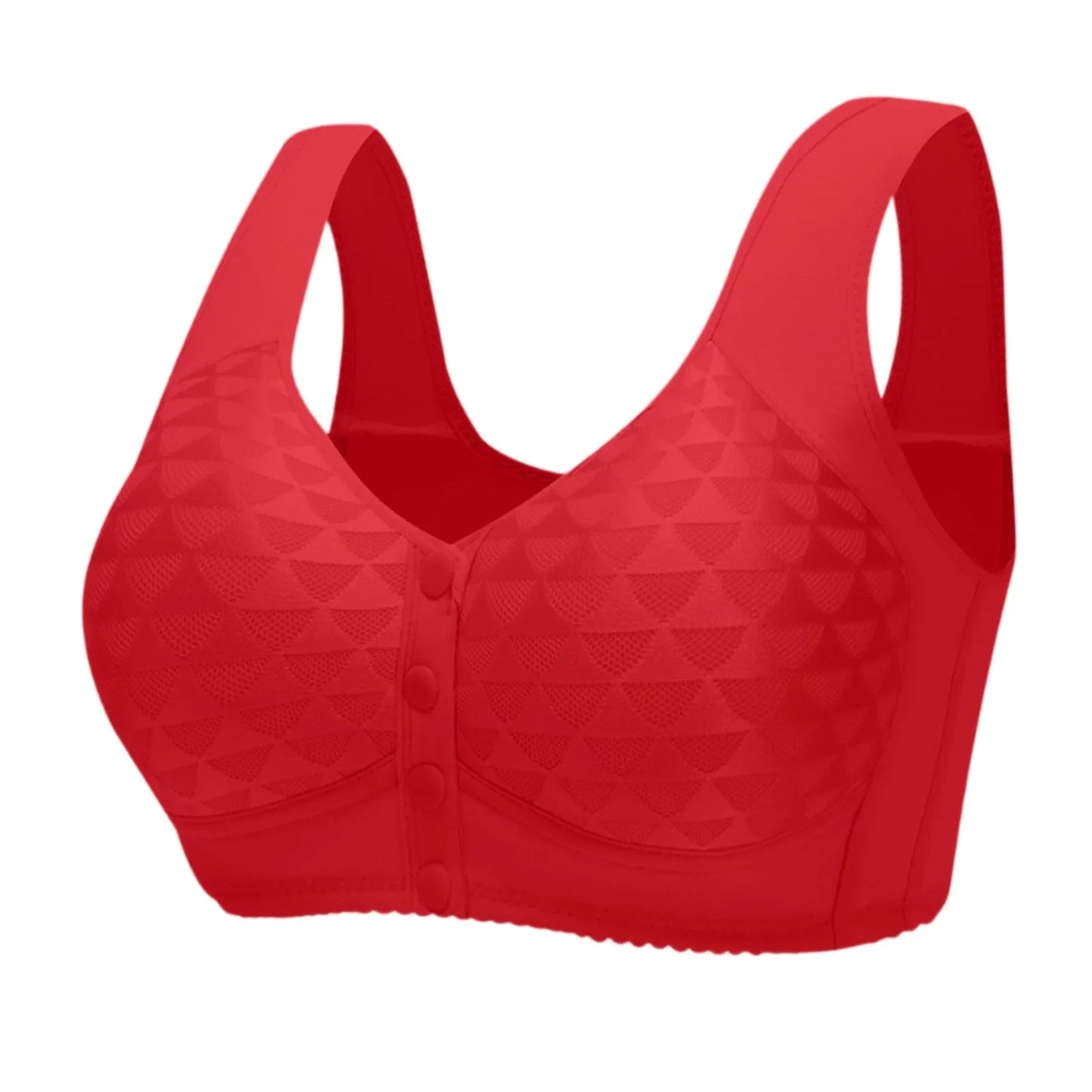 Plus Size Wireless Bra – Breathable, Padded & Supportive