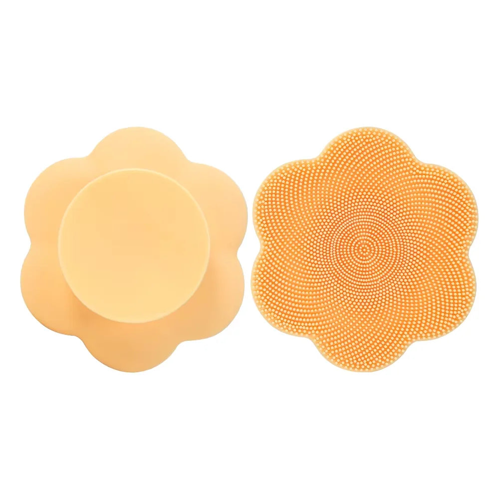 Silicone Exfoliating Shower Brush – Body & Scalp Massager